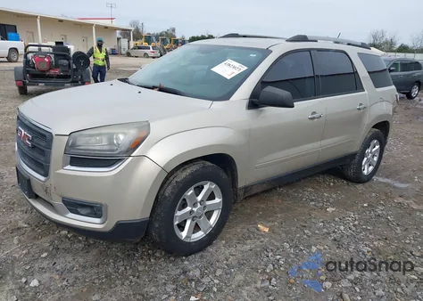 2014 GMC Acadia Sle-2 z USA, uszkodzony, nr VIN 1GKKRPKD2EJ190283